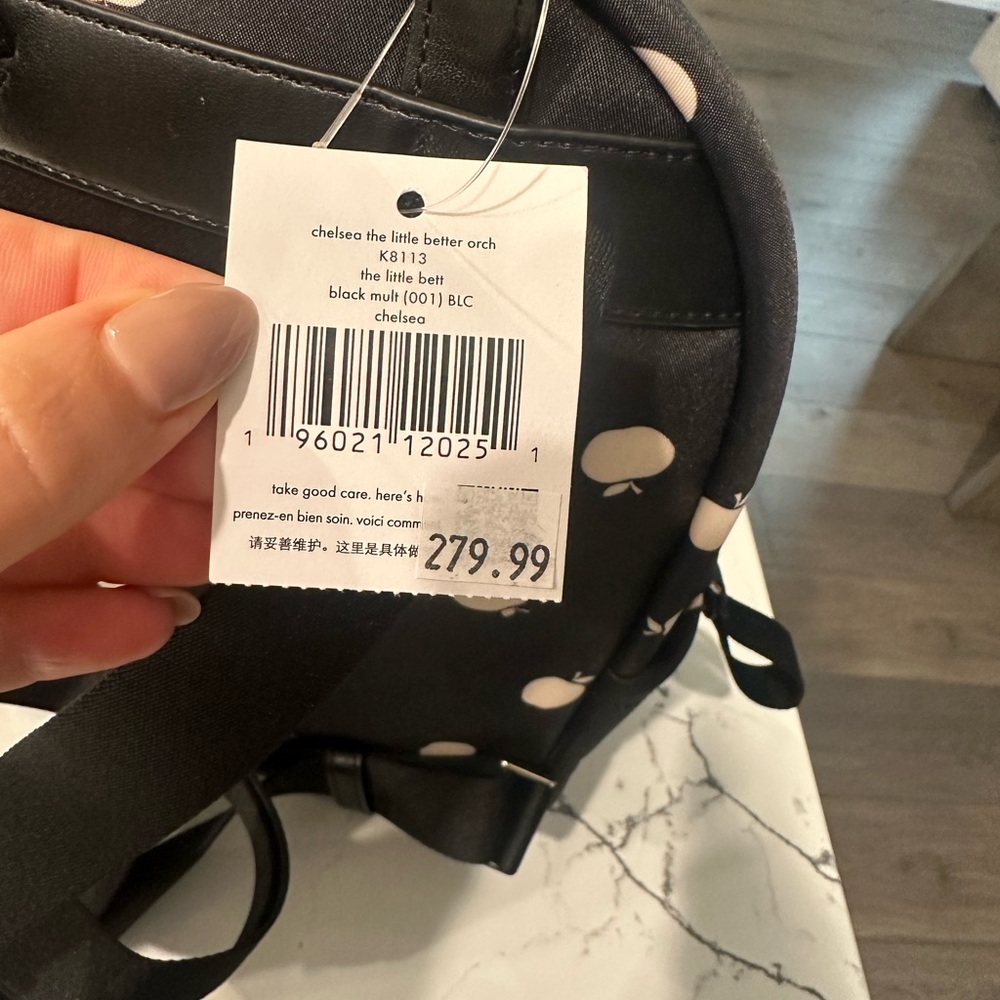 🖤Kate Spade🖤 Chelsea the little better orch black backpack k8113 NWT - Picture 5 of 10